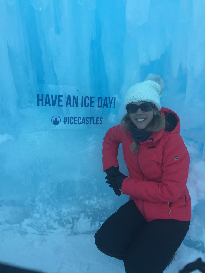 Stacey Sao Ice Castles NH New Hampshire